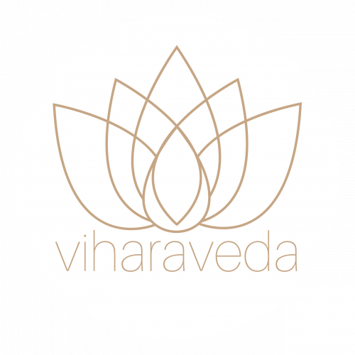 viharaveda logo white circle
